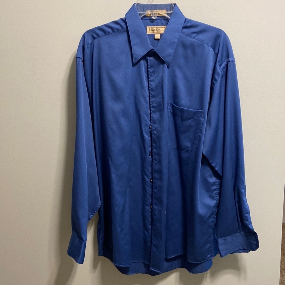 Croft & Barrow sateen dress shirt NWOT, 17; 34/45